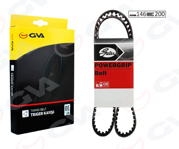 Triger Kayışı 146X200 Opel Vectra A-Astra F 1.8-2.0 8V 18Sv-20Ne-C20ne GVA 58146200