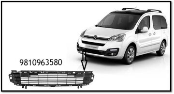 Tampon Izgarası Ön Alt Orta Siyah Peugeot Partner 2015> AFT KAP45322