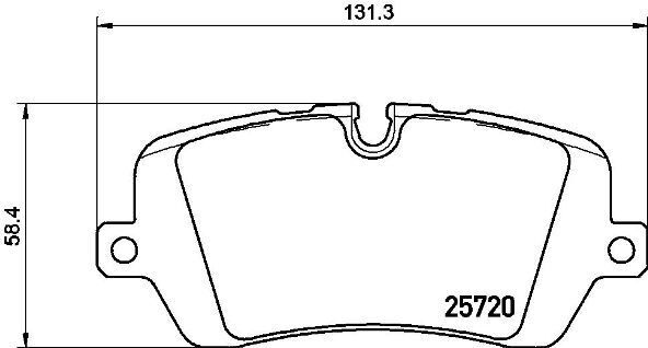 Fren Balatası Arka Land Rover Defender L663 Dıscovery L462 Range Rover L405 L494 BREMBO P44021