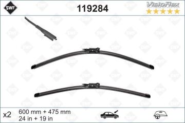 Sılecek Supurgesı Takımı 600Mm / 475Mm Mercedes W176 C117 X156 . Audı A3 . Renault Koleos . Bmw E90 E92 E93 F30 G22 G23 E84 VALEO 119284