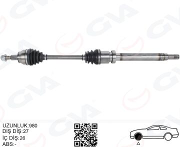 Komple Ön Aks Sağ Connect 14> 1.6 Tdcı GVA 4433154