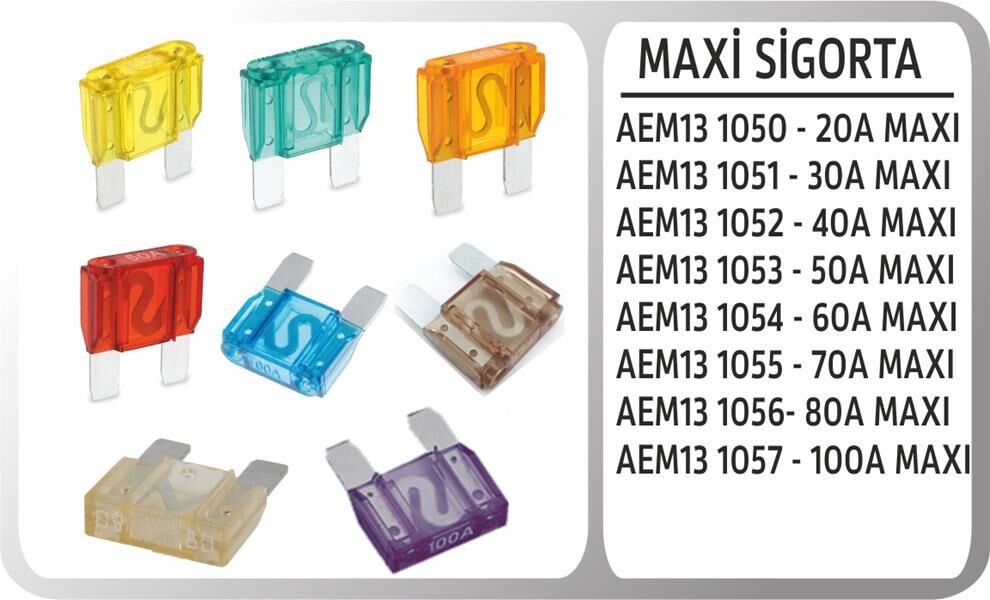 Bıcak Sıgorta Maxı 100A AEM13 1057