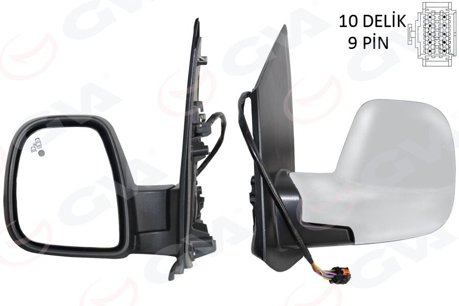 Dış Dikiz Aynası Sol Opel Vıvaro C-Zafıra Lıfe 19> Peugeot Expert-Traveller 16< Cıtroen Jumpy-Spacet Ourer 16> Toyota Proace 16> Elektrikli Astarlı Rezistanslı Otomatik Açma Kapama Kör Nokta Uyarılı GVA 1043433
