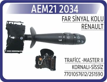 Far Sinyal Kolu Traficc -Master Iı Kornalı-Sissiz AEM21 2034