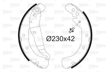 Arka Fren Papuç Balatası Astra G 98-05 Astra H 04> Combo C 01> VALEO 562640