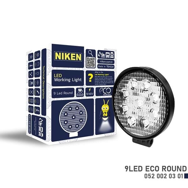 Calısma Lambası Eco 9 Ledli Yuvarlak NIKEN 0520020301