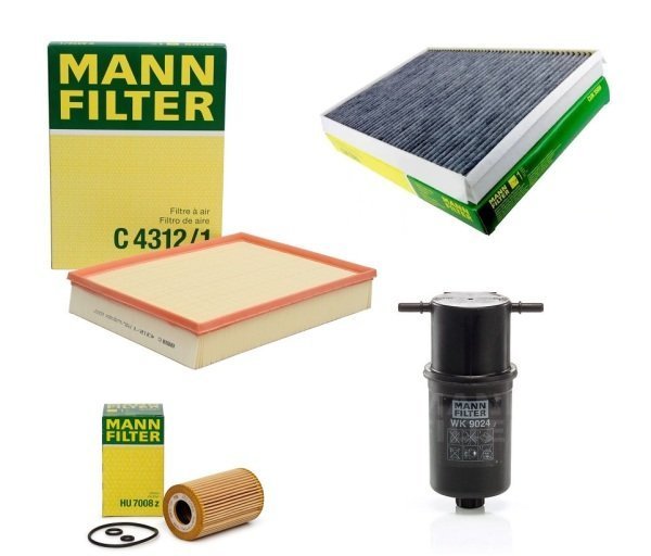 Volkswagen Crafter 2.0 TDI 163 BG Periyodik Filtre Bakım Seti Mann Marka C43121 - HU7008Z - WK9024
