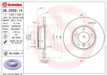 Fren Dıskı On Bmw E36 BREMBO 08535914