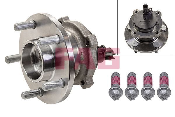 Arka Teker Poryası Rulmanlı Focus C-Max 07>11 -Focus Iı 04>11 Abs Li 5 Bijon Sensor Dahıl FAG 713678940