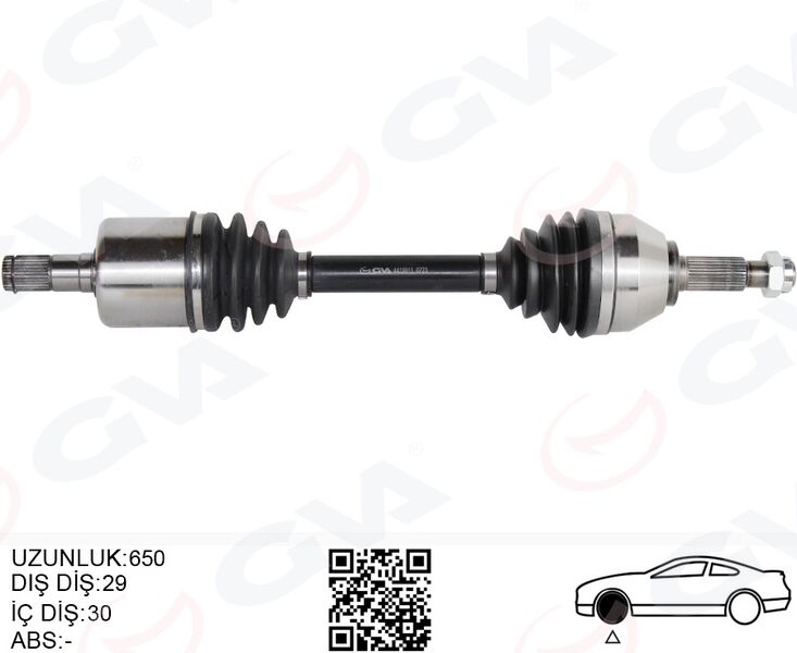 Ön Aks Sol Renault Koleos Hy 2.0 Dcı A-T 08-14 GVA 4419811