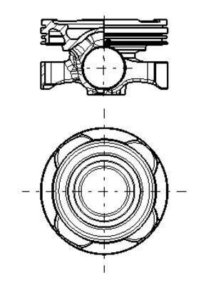 Piston Segman Std 79.50Mm Fıat Doblo 15>23 Egea 20> 500X 18> Jeep Compass 18> Renegade 18> Alfa Romeo Tonale 22> 1.6D Mjet Euro 6 MAHLE 007PI00177000