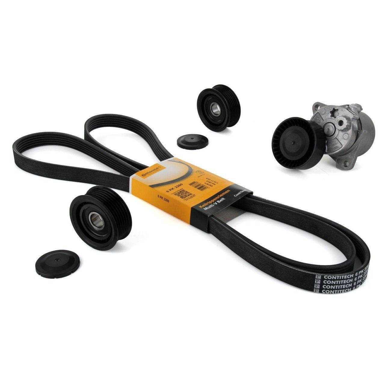 Mercedes W204 Kasa C220 CDI Motor V Kayış Gergi Seti Contınental Marka 6PK2260 - 533001710 - 53216010
