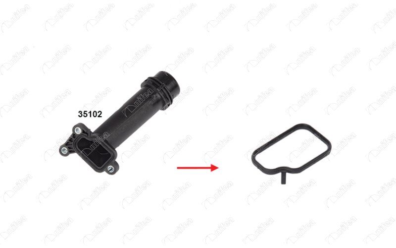 Sogutma Suyu Flansı Contası Bmw N47n F20 F21 F22 E90 E91 E92 E93 F30 F31 F34 F32 F33 F36 F07 F10 F11 F06 F12 F13 F01 F02 E84 F25 F26 E70 F15 E71 F16 NIFEA 35153