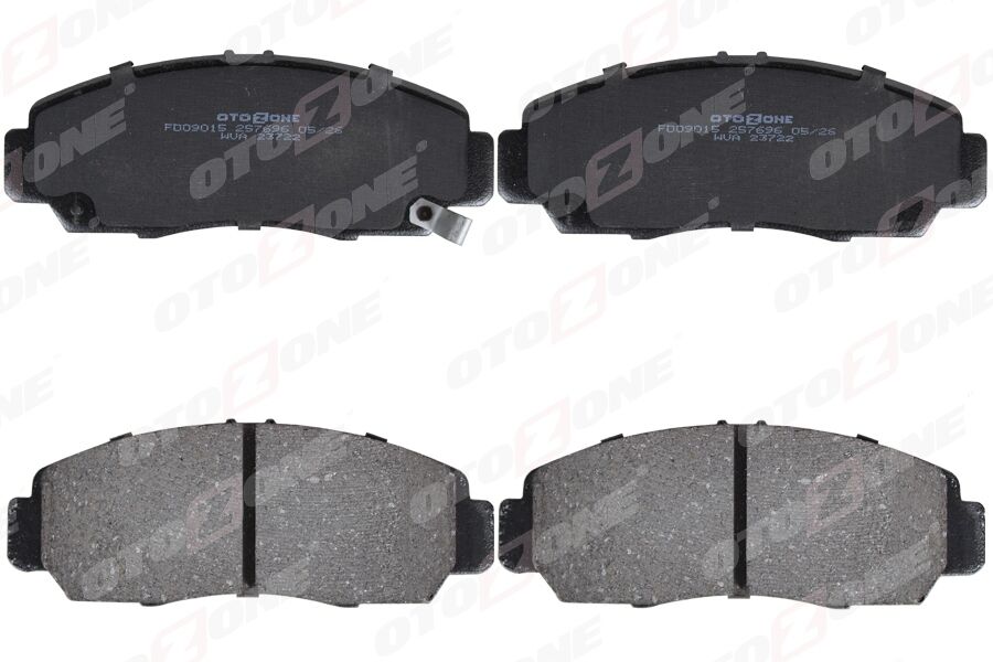 Ön Fren Balata Honda Cıvıc 1.6L R16a2 R16b2 Vtec Sedan Fd6 Fb7 Kasa 06-16 / 1.8L R18a2 Fd7 Kasa 06-12 OTOZONE FDO9015