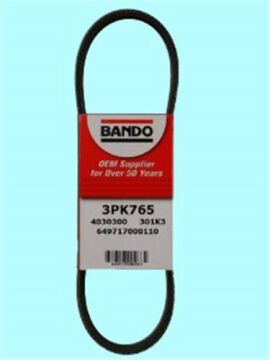 Kanallı Kayış Toyota-Mazda-Honda-Rover 38346 BANDO 3PK0765