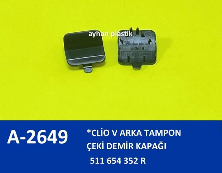 Arka Tampon Çeki Demir Kapağı Clio V AYHAN A2649