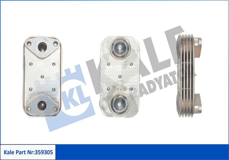 Motor Yağ Soğutucusu Paslanmaz Çelik Peugeot Boxer Cıtroen Jumper 3.0 Hdı 06> Fıat Ducato 140-180 06 >-Fuso Cante KALE 359305