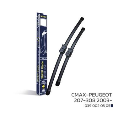 Nıken Cmax-Peugeot 207-308 2003-Araca Özel Silecek NIKEN 0390020505