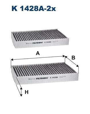 Polen Fıltresı Takımı Bmw F90 G30 G31 G38 G32 G11 G12 G14 G15 G16 G05 G06 G07 G09 Karbonlu FILTRON K1428A.2X