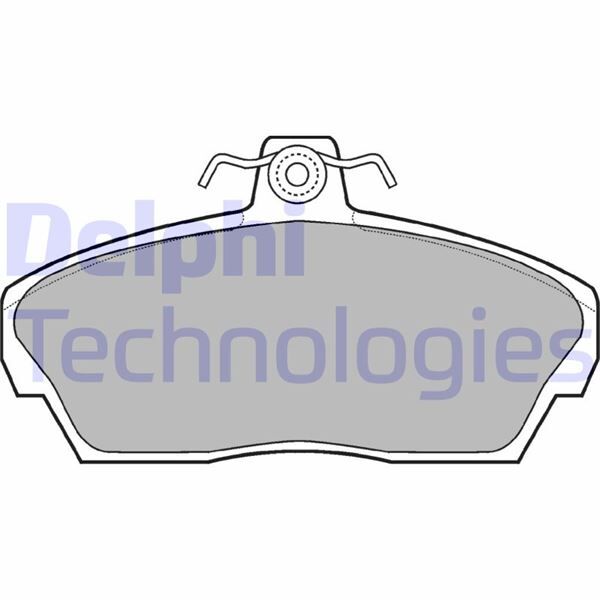 Ön Fren Balata Honda Cıvıc 1.6L D16 Vtec Vtı 01-05 / 1.6L D16a Euro 96-99 DELPHI LP911