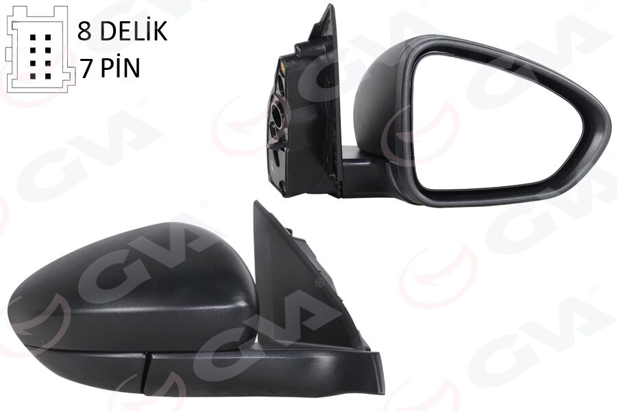 Dış Dikiz Aynası Sağ Fıat Egea 14- Tıpo 14- Elektrikli Isıtmalı Sensörlü Konveks GVA 1029214