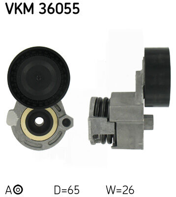 Alternatör Gergi Rulmanı Kütüklü Clıo Iı-Iıı-Iv Megane Iı-Iıı Symbol I-Iı Kangoo-Iı Laguna Iıı 07> 15 Fluence 09> Duster 10> Qashqaı 06>13 1.4 16V K4j 1.5Dci K9k 1.6 16V K4m SKF VKM36055