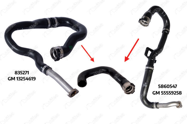 Turbo Hava Hortumu Plastik Parça Hariç Opel Corsa D 06>14 1.3 A13dtc NIFEA 21345