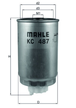 Yakıt Filtresi Fıat Freemont 11>15 Dodge Calıber 10> Jeep Compass 11> Patrıot 11>17 2.0 Jtd 2.2 Jtd 2.8 Jtd MAHLE KC487