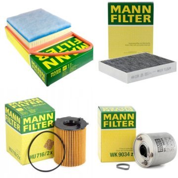 Peugeot 508 1.6 Hdi Euro5 Periyodik Yağ Bakım Filtre Seti Mann Marka CUK25001 - HU716-2x - WK9034z