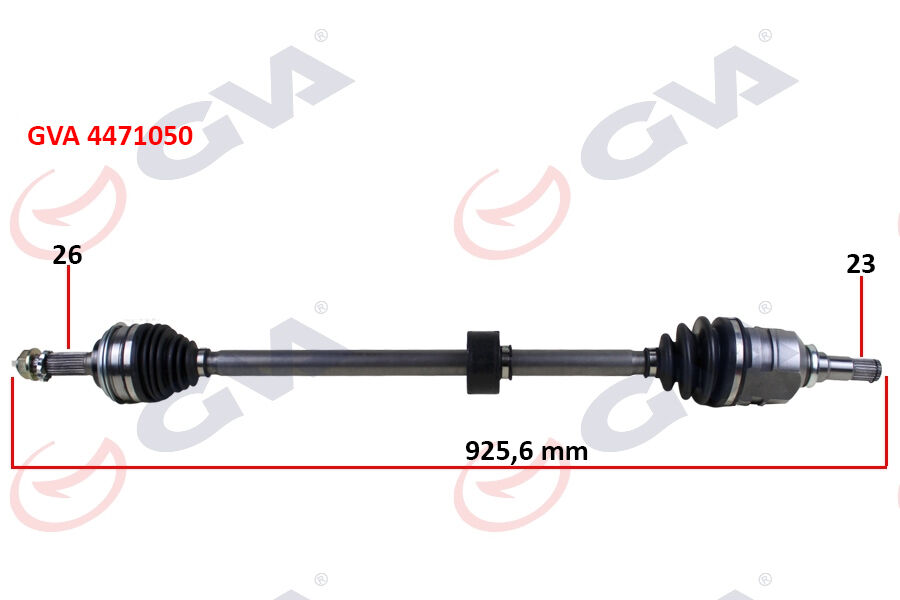 Komple Aks Sağ Toyota Corolla 1.6L 4A-Fe Ae101 Ae111 92-00 / 1.3L 2E Ee100 Ee111 94-00 Abs Siz Araçlar İçin 26X23 Komple Boy 925.6Mm GVA 4471050