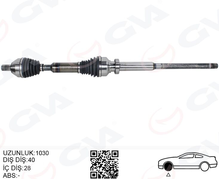 Ön Aks Komple Sag Volvo Xc60 2.4 D 10>61 Xc60 I 2.0 T Otom. 09>12 Xc60 I D3 / D4 10>14 Xc60 I Suv T6 Awd 14> GVA 4499162