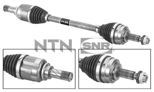 Aks Komple Sol Renault Clıo V 19> 1.0 Tce U: 675Mm SNR DK55239
