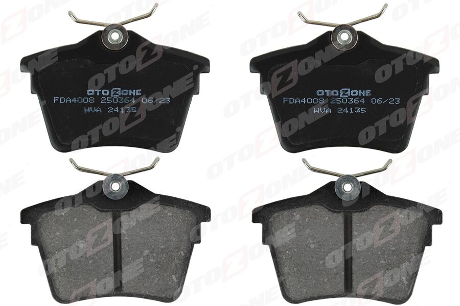 Arka Fren Balatası Peugeot P407 1.6 Hdı 1.8-2.0 04> 607 00> Cıtroen C5 08> OTOZONE FDA4008