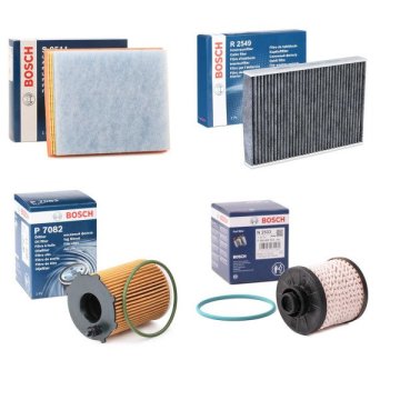 Peugeot 508 1.6 Bluehdi Periyodik Yağ Bakım Filtre Seti Karbonlu Polen Bosch Marka S0511 - R2549 - P7082 - N2533