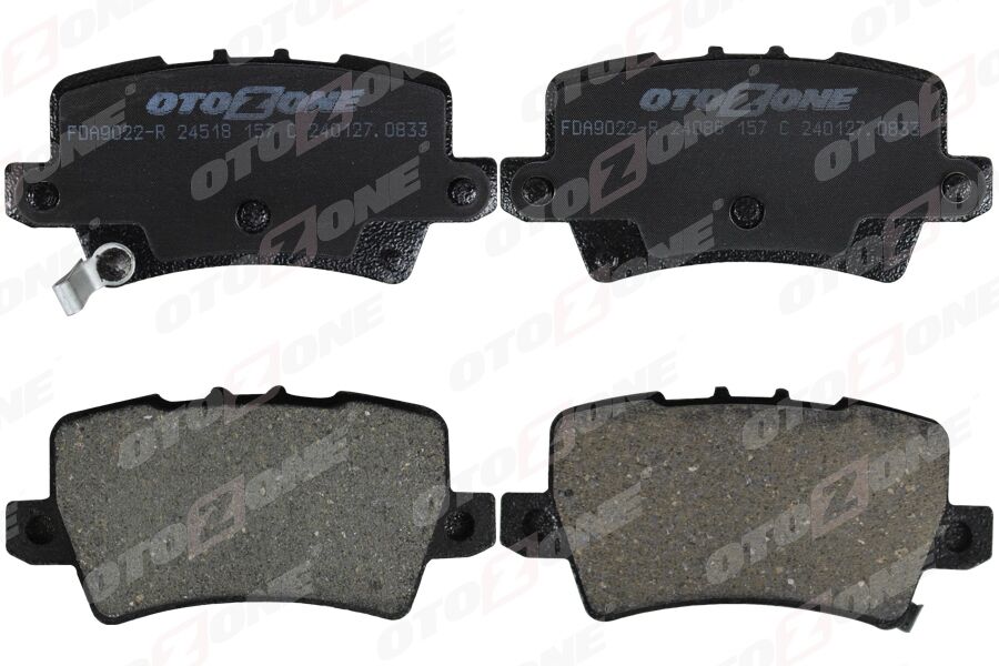 Arka Fren Balata Honda Cıvıc 1.8L R18a Vtec Fk2 Hatchback 06-> / 1.4L L13z1 Fk1 Sport 09-> - Aşınma İkaz Soketli OTOZONE FDA9022-R