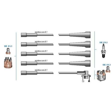 Buji Kablo Tk R11 Tx 88-Flash 1.7 88-92 -R21 1.7 F2n DODUCO 7723