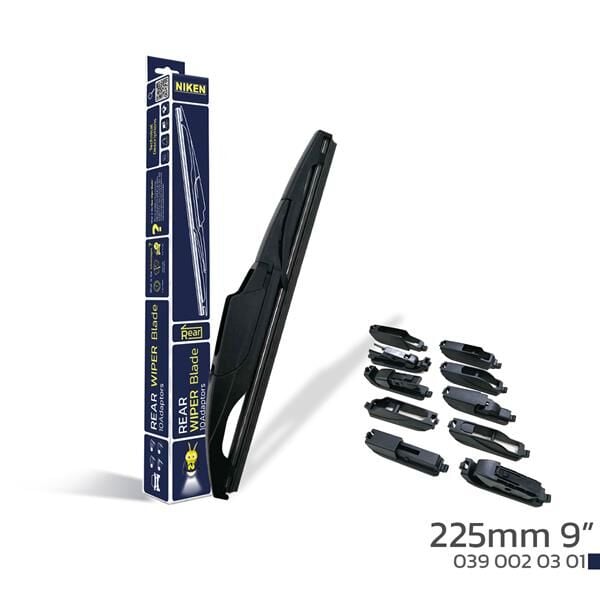 Nıken 225Mm 9 10 Aparatlı Arka Silecek Süpürgesi NIKEN 0390020301