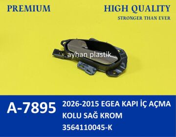 Kapı İç Açma Kolu Sağ Fıat Egea 15> Krom AYHAN A7895