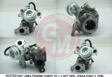Turbo Şarj Fıat Fıorıno 07> Lınea 09> Punto 09> Grande Punto 05>11 1.3D Mtj E5 Opel Corsa 1.3 Cdtı A13dtc Psa Bıpper-Nemo 1.3Hdı 10 > Euro5 GUA 40663