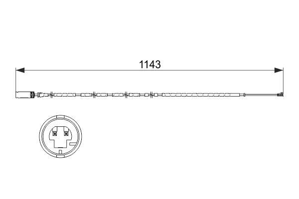 Balata Fısı Arka Bmw X1 E84 BOSCH 1987473517