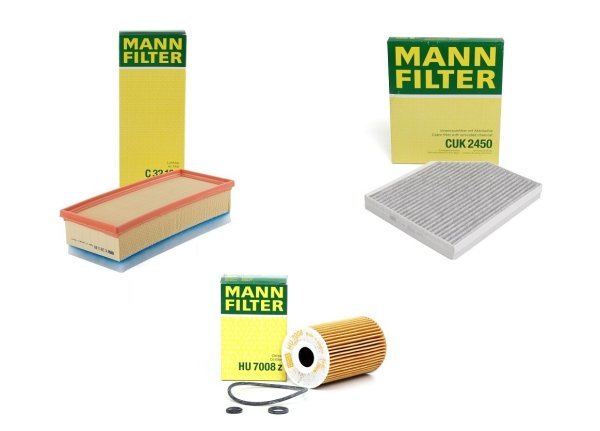 Audi Q5 2.0 TDI Periyodik Bakım Seti Yakıt Hariç Mann Marka C32130 - HU7008Z - CUK2450