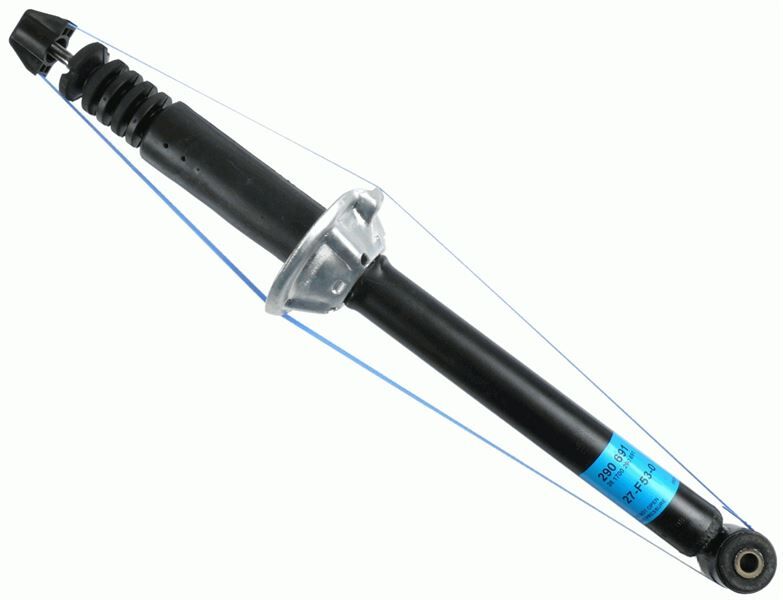 Amortisör Arka Sag/Sol Gazlı Burçlu Tıp Fıesta 1999-2002 SACHS 290691