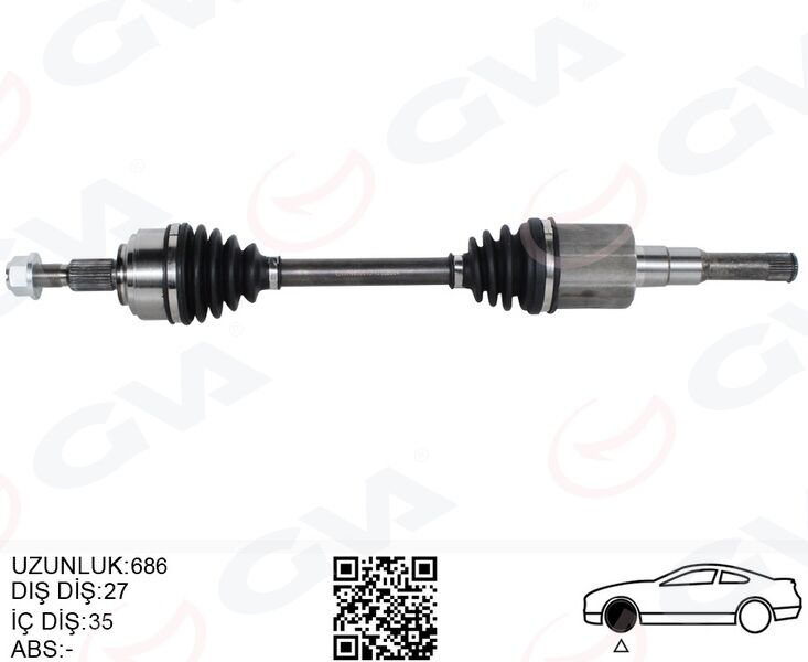 Ön Aks Komple Sol Ford Yenı Focus Iv 17> Sanz. Otomatıgı 8 Vıtes 1.5L Duratorq-Tdcı GVA 4435013