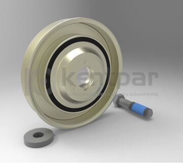 Krank Kasnağı Kit Vıvaro C-Zafıra Lıfe-P308-P508-P3008-P5008-Expert-Traveller-Jumpy-C4-C5-Ds4-Ds5- Spacetourer-Toyota Proace 2.0 Bluehdı KENTPAR 152K2271S