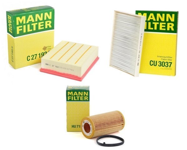 Audi A4 2002 - 2008 2.0 TFSI Periyodik Bakım Seti Mann Marka C271921 - HU7196X - CU3037