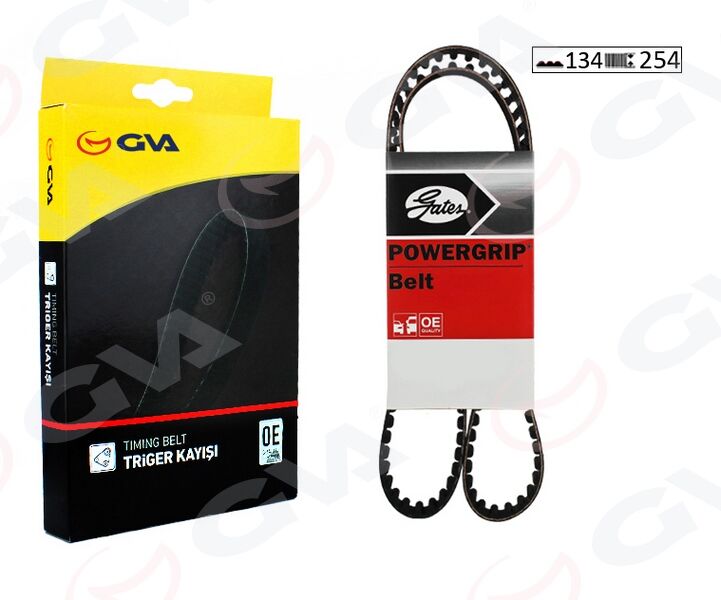 Triger Kayışı 134X254 Peugeot P206-P307 1.6-Partner 1.6 00 > GVA 58134254