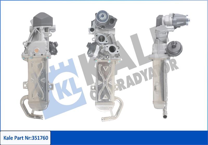 Egr Valfi Soğutucu Caddy-Jetta-Golf6-Passat-Superb-Octavıa-A3-Leon 09>1.6Tdı Caya-B-C-D KALE 351760