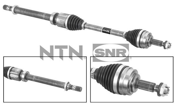 Aks Komple Sağ Renault Clıo V 19> 1.0 Tce U: 924Mm SNR DK55240