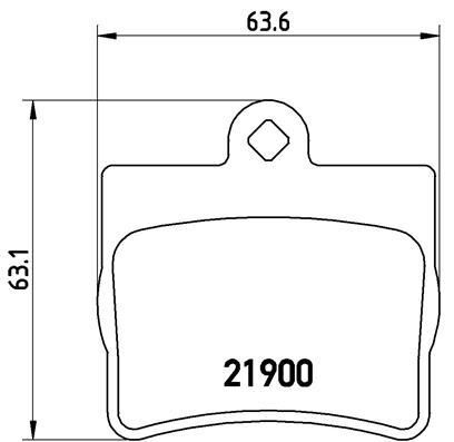 Fren Balatası Arka Mercedes C-Class W202 VALEO 670763