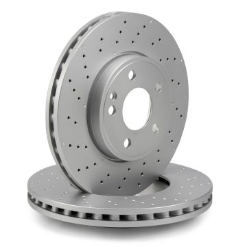 Mercedes W246 Kasa Ön Fren Disk Takımı ( Delikli ) Bosch Marka 2464212512 - 0986479A02